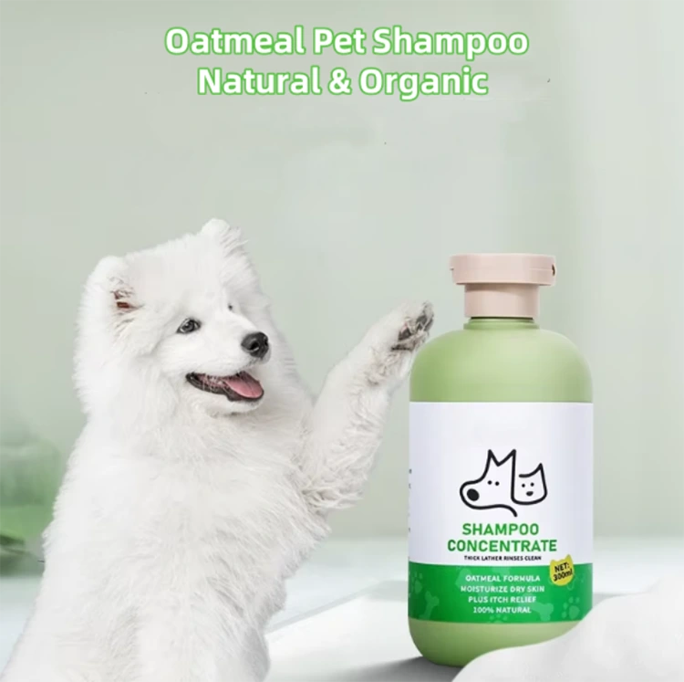 Shampoing pour animaux à l'avoine
